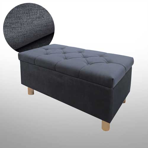 Modernen, stilvollen und praktischen Sitzpuff mit Stauraum